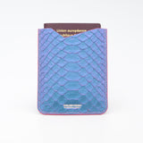 Protège-Passeport en Cuir - Python Iridescent