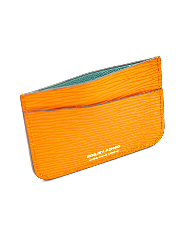 Porte-Cartes en cuir - Orange (Edition limitée)