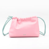 Sac Cuir Crossbody - LUTÈCE - Rose Bonbon