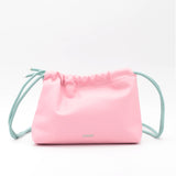 Sac Cuir Crossbody - LUTÈCE - Rose Bonbon