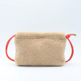 Sac Cuir Crossbody - LUTÈCE - Shearling Cappucino