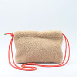 Sac Cuir Crossbody - LUTÈCE - Shearling Cappucino