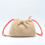 Sac Cuir Crossbody - LUTÈCE - Shearling Cappucino