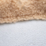 Sac Cuir Crossbody - LUTÈCE - Shearling Cappucino