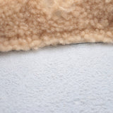 Sac Cuir Crossbody - LUTÈCE - Shearling Cappucino