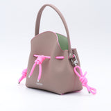 Mini Sac Seau Cuir - MINI BUCKET - Taupe
