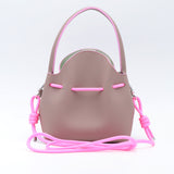 Mini Sac Seau Cuir - MINI BUCKET - Taupe