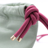 Sac Cuir Crossbody - LUTÈCE - Vert d'eau