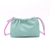 Sac Cuir Crossbody - LUTÈCE - Vert Printemps
