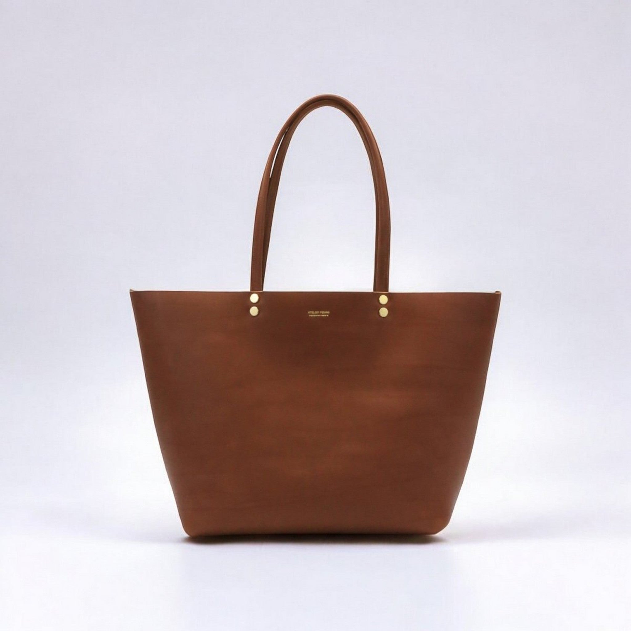 Sac Cabas Cuir - CICI-Sac Cici-Noisette-Atelier Penso