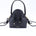 Mini Sac Seau Cuir - MINI BUCKET-Noir - Bandoulière Paracorde-Atelier Penso