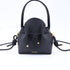 Mini Sac Seau Cuir - MINI BUCKET-Noir - Bandoulière Paracorde-Atelier Penso
