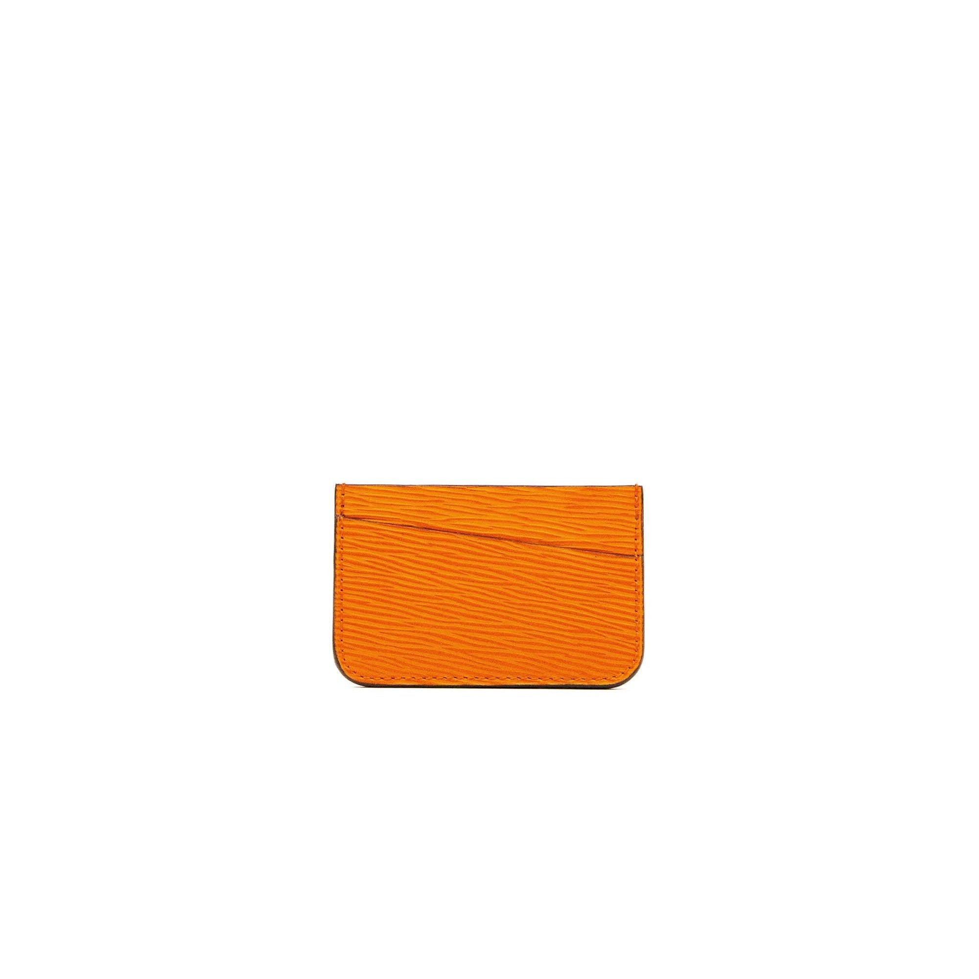 Porte - Cartes en cuir - Orange (Edition limitée) - Atelier Penso