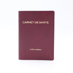 Protège Carnet de Santé Personnalisé Cuir-Carnet de Santé-PRUNE-Atelier Penso