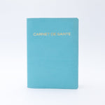 Protège Carnet de Santé Personnalisé Cuir-Carnet de Santé-TURQUOISE-Atelier Penso