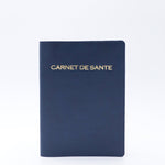 Protège Carnet de Santé Personnalisé Cuir-Carnet de Santé-BLEU JEAN-Atelier Penso