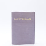 Protège Carnet de Santé Personnalisé Cuir-Carnet de Santé-LILAS-Atelier Penso