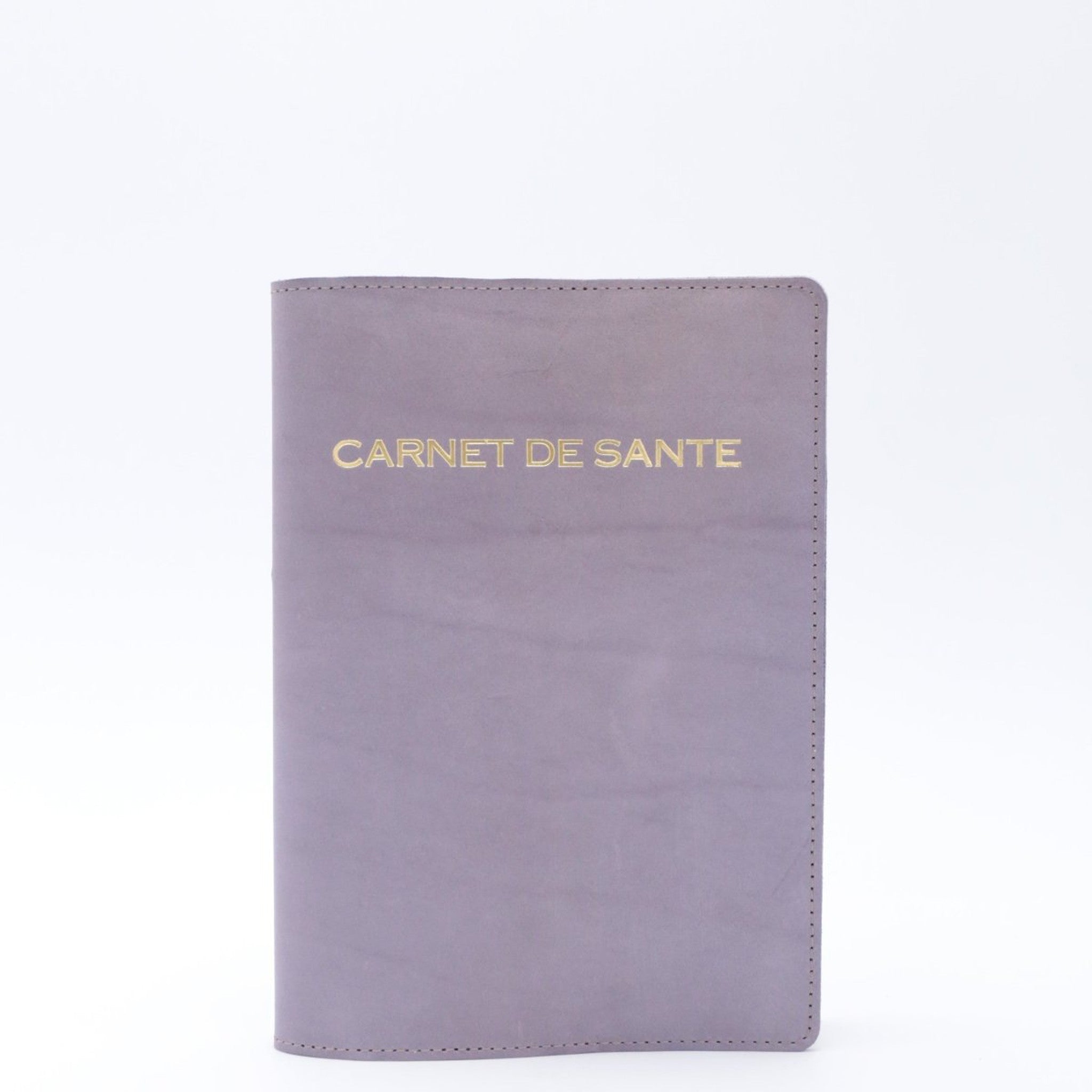 Protège Carnet de Santé Personnalisé Cuir-Carnet de Santé-LILAS-Atelier Penso