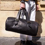 Sac de Voyage Cuir - WEEKENDER-Sac Weekender-Noir-Atelier Penso