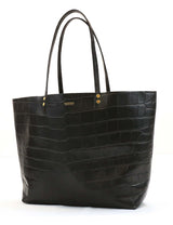 Cabas en cuir CICI - Croc Croc