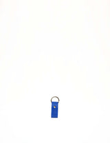 Porte-clés en cuir S - Bleu électrique